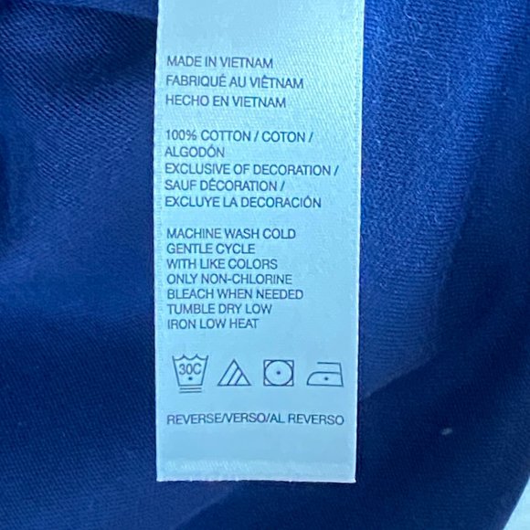 NWT IZOD Women's Blue Short Sleeve Polo Shirt Sized Large - Picture 5 of 8